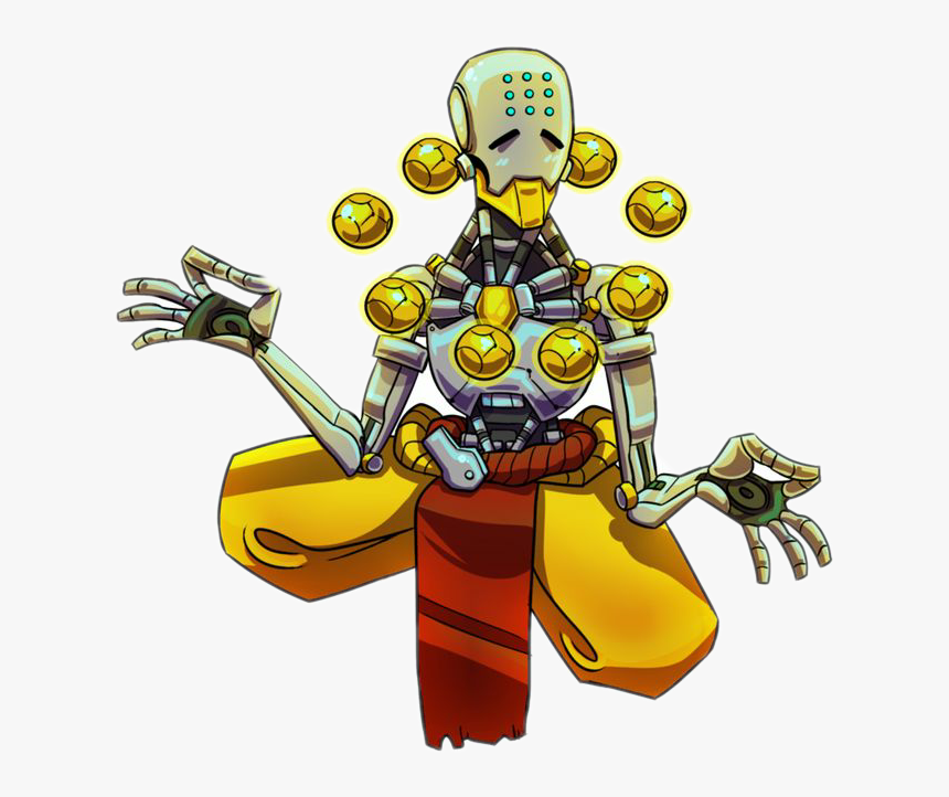 Overwatch Zenyatta Transparent - Zenyatta Fan Art Transparent, HD Png Download