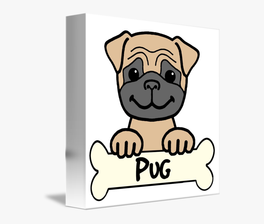 Pug Pug Oval Ornament, HD Png Download
