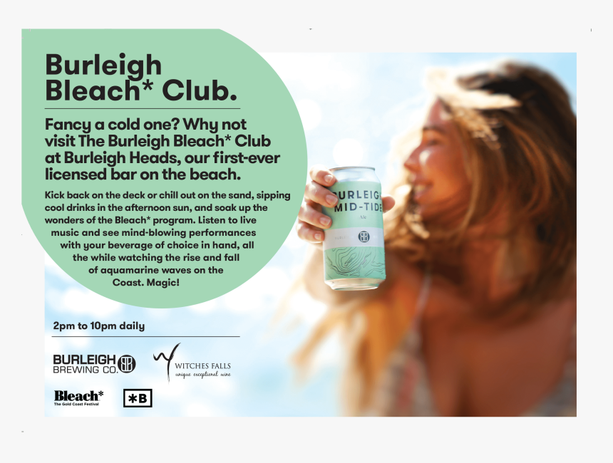 Burleigh Bleach Club Event, HD Png Download