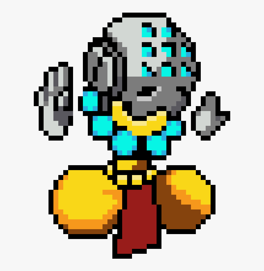 Perler Beads Patterns Overwatch , Png Download - Pixel Art Overwatch Zenyatta, Transparent Png