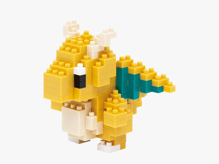 Nanoblock Pokemon Dragonite, HD Png Download