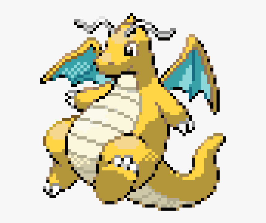 Dragonite Cross Stitch Pattern, HD Png Download
