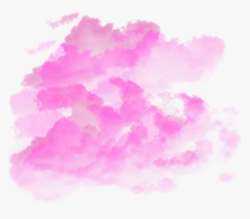 Pinkcloud Cloud Pink Smoke Dust Wind - Transparent Pink Clouds Png, Png Download