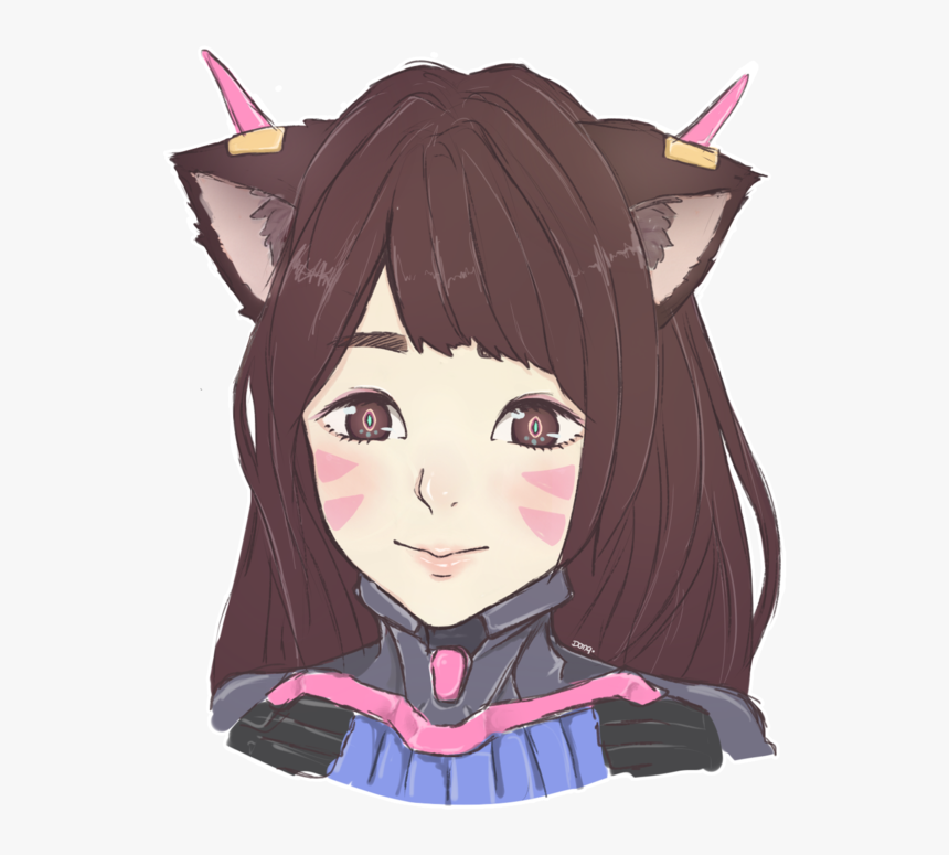 Transparent D - Va Png - Va , - D Va Art Png - Cartoon, Png Download