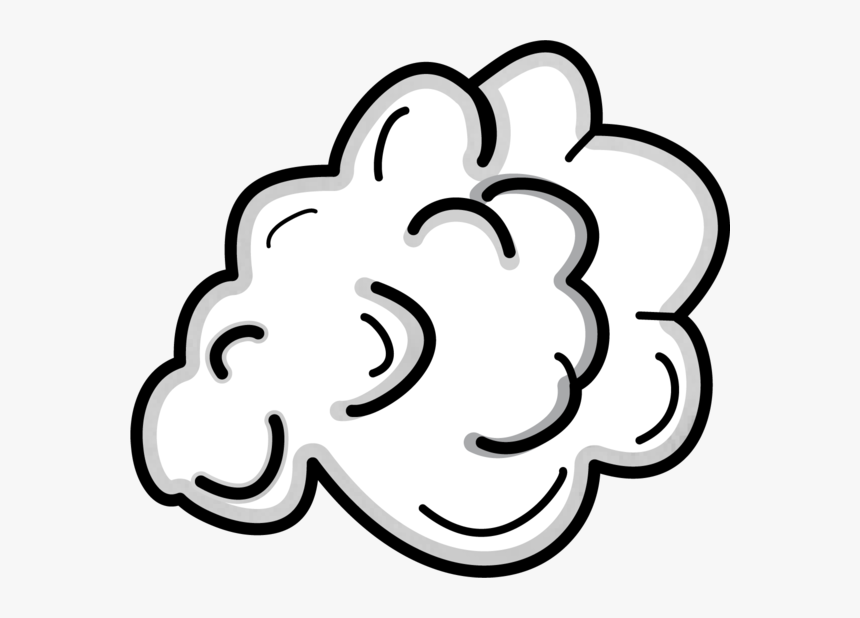 Rocket Left Right - Smoke Cloud Clipart Png, Transparent Png