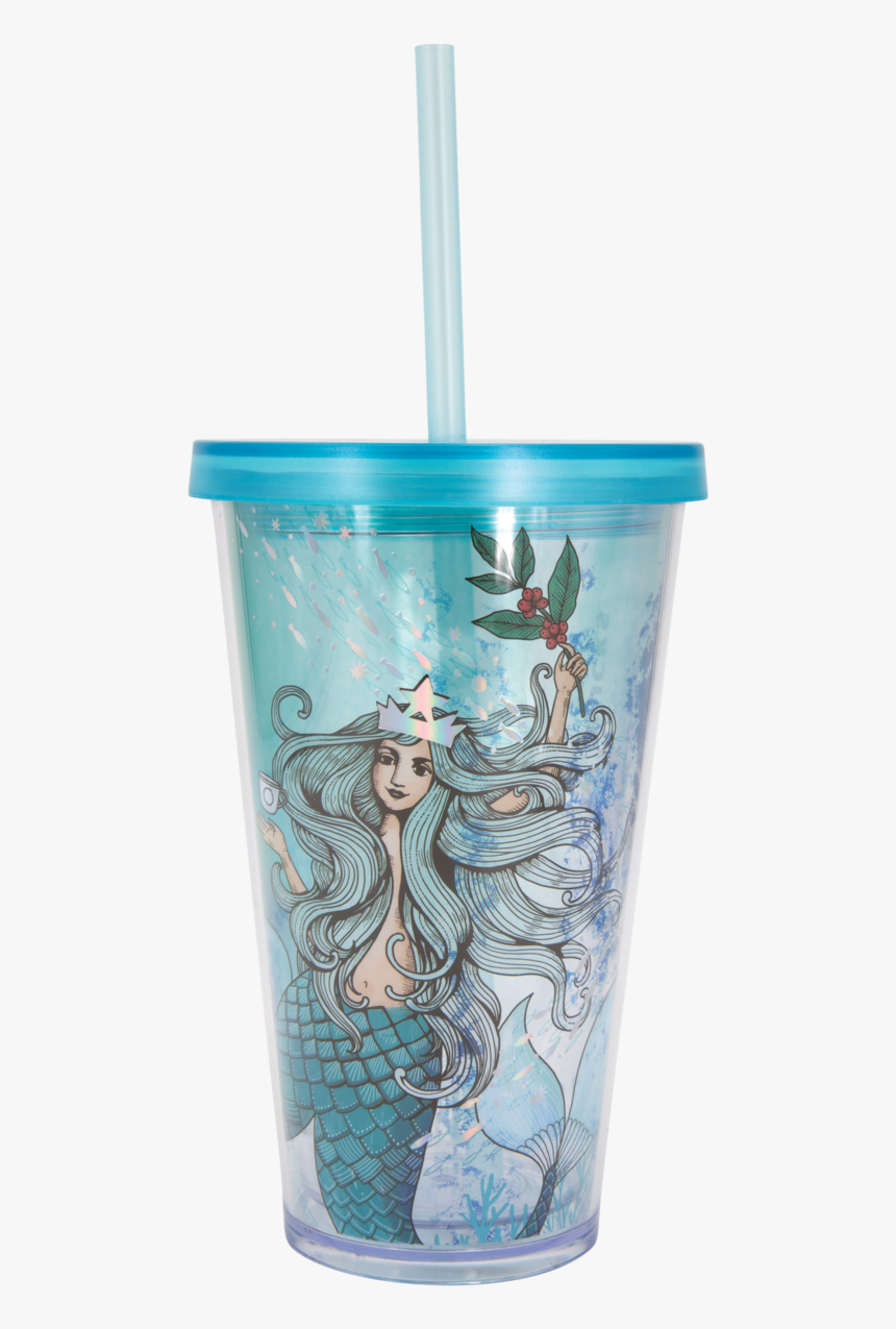 Siren Cold Cup, 16oz, Full Body - Starbucks Anniversary Collection 2019, HD Png Download