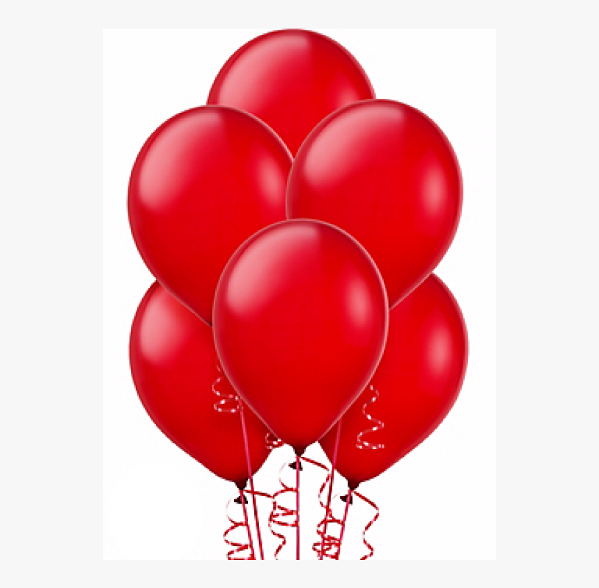 Red Balloon Bouquet Png, Transparent Png