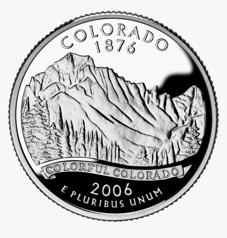 Transparent Quarter Png - Colorado State Quarter, Png Download