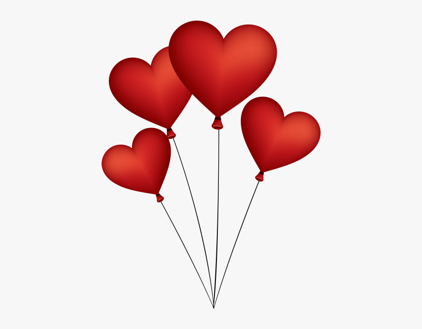Heart Balloon Png, Transparent Png