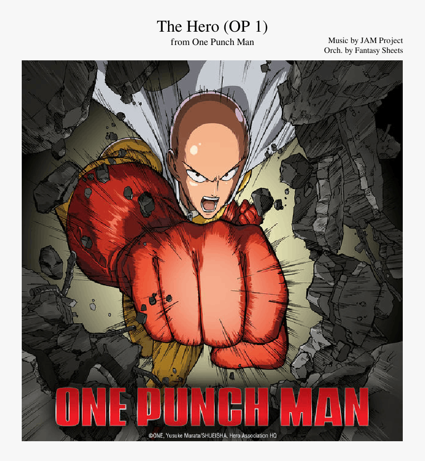 One Punch Man Saitama Hero, HD Png Download