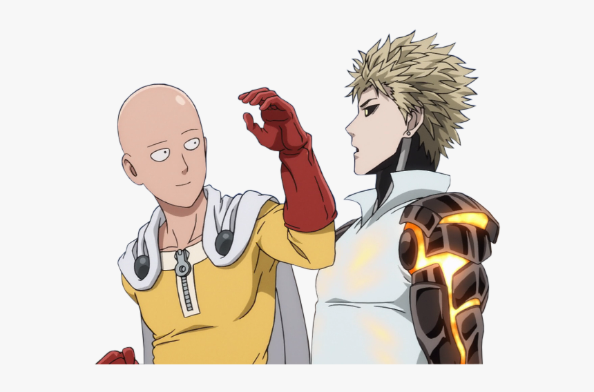 Saitama And Genos Png, Transparent Png