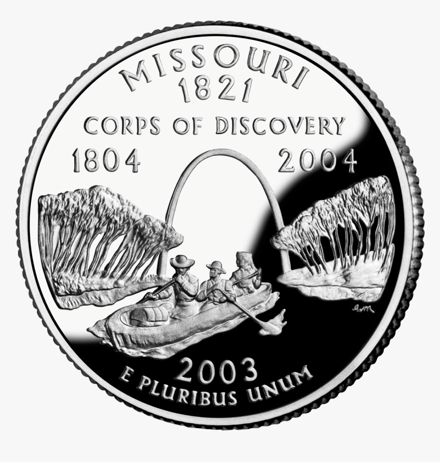 2003 Mo Proof - Missouri State Quarter, HD Png Download
