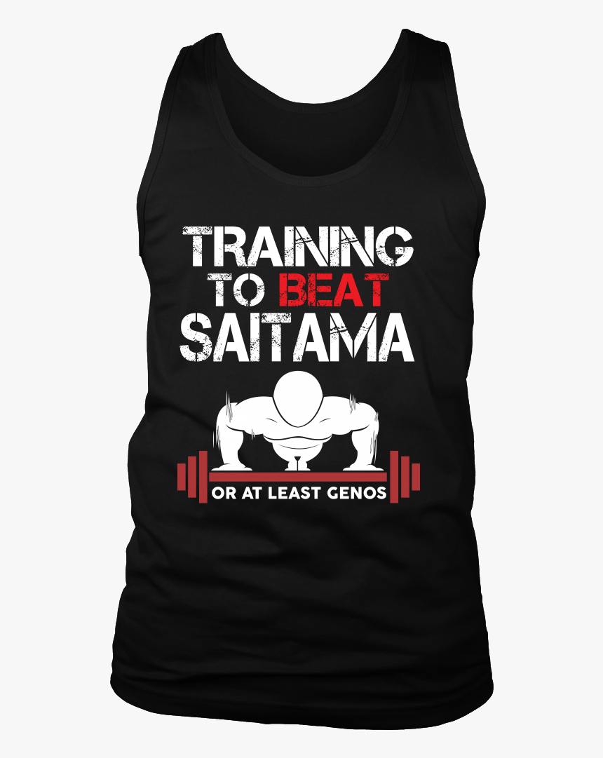 One Punch Man Training To Beat Saitama Or At Least - Sleeveless Shirt, HD Png Download