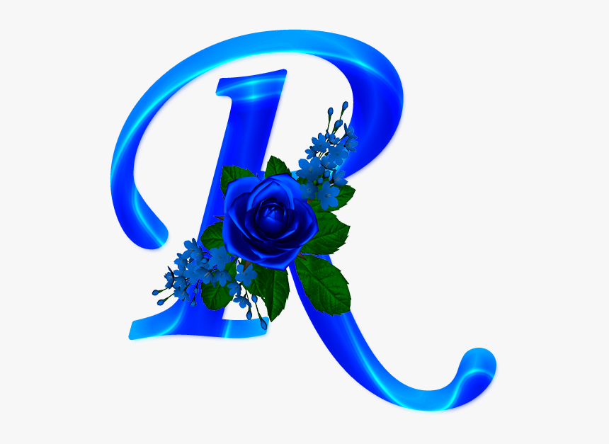 Transparent Vintage Blue Flower, HD Png Download