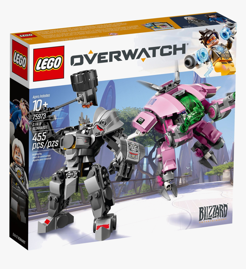 Transparent Reinhardt Png - Lego Overwatch Dva And Reinhardt, Png Download
