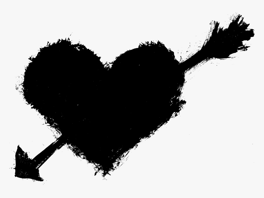 Grunge Heart Png Transparent, Png Download