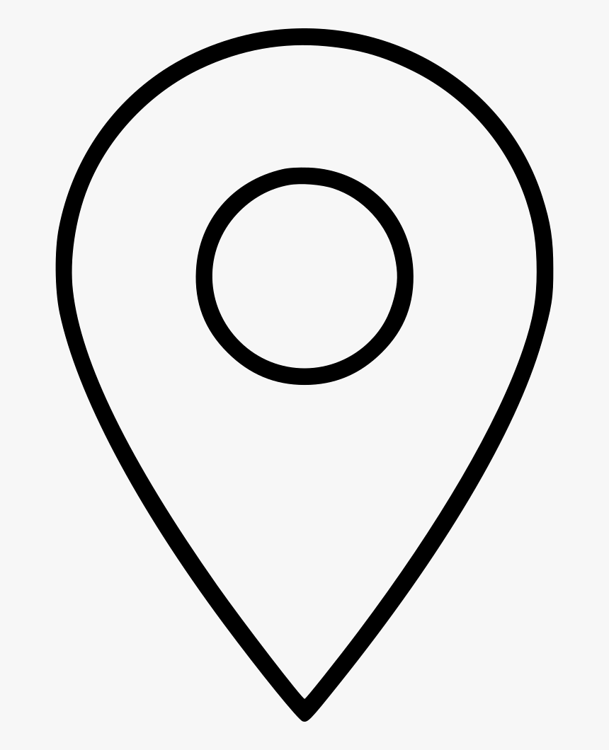 Location Map Marker Point Pointer Comments - Hand Drawn Svg Heart, HD Png Download