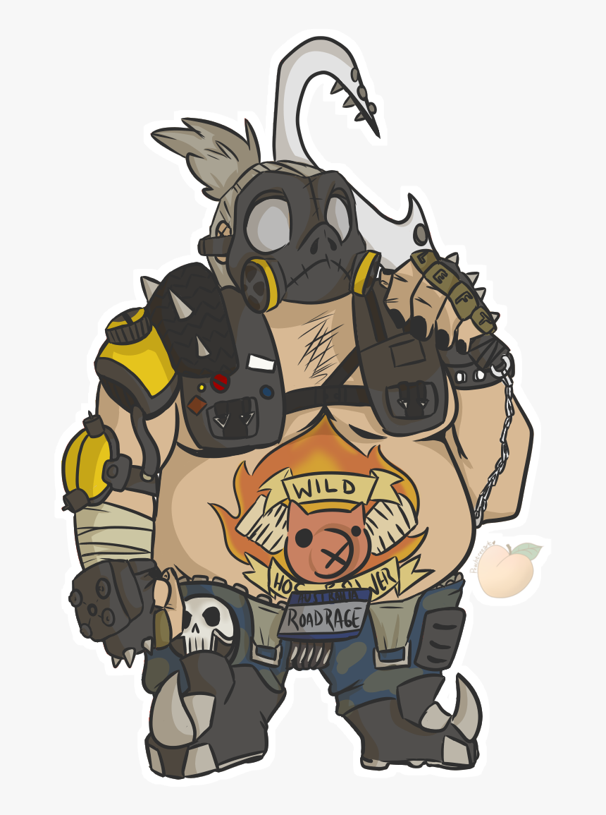 Chibi Roadhog - Cartoon, HD Png Download