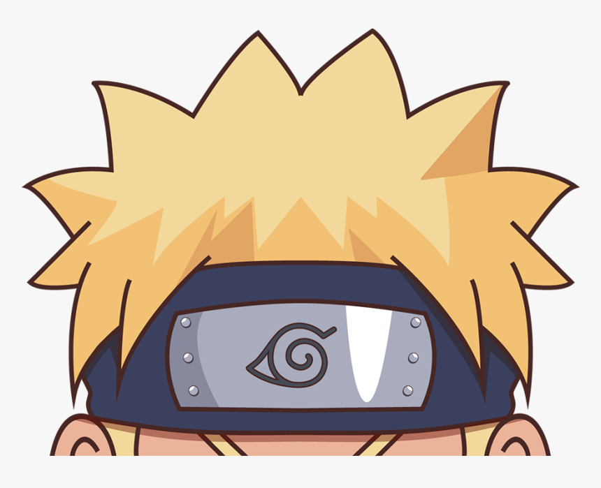 Image Of Naru Half Headband Peeker - Cartoon, HD Png Download