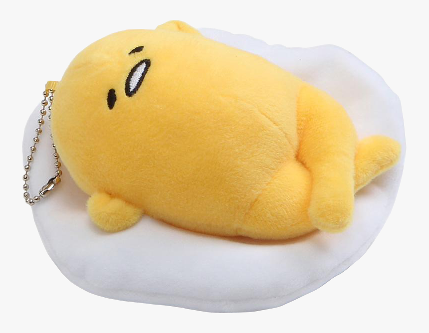 - Gudetama Keychain Plush - Stuffed Gudetama, HD Png Download