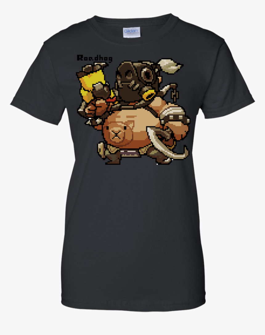 Overwatch Shirt Roadhog Pixel Name Watchauto - Pixel Roadhog, HD Png Download