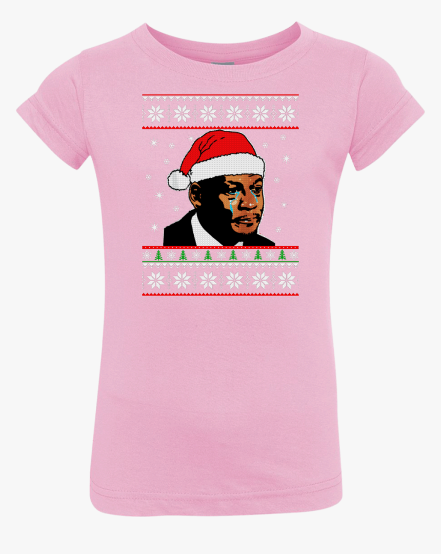Crying Jordan Christmas Sweatshirt Toddler, Infant - T-shirt, HD Png Download