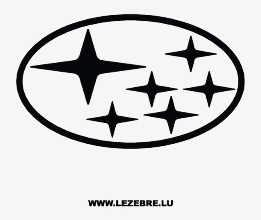 Transparent Subaru Logo Png - Subaru Logo Black And White, Png Download