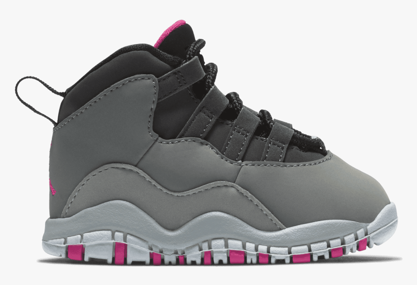 Air Jordan 10 Retro - Air Jordan Retro Girls Shoe, HD Png Download