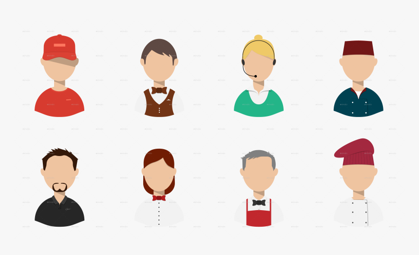 Restaurant Staff Png, Transparent Png