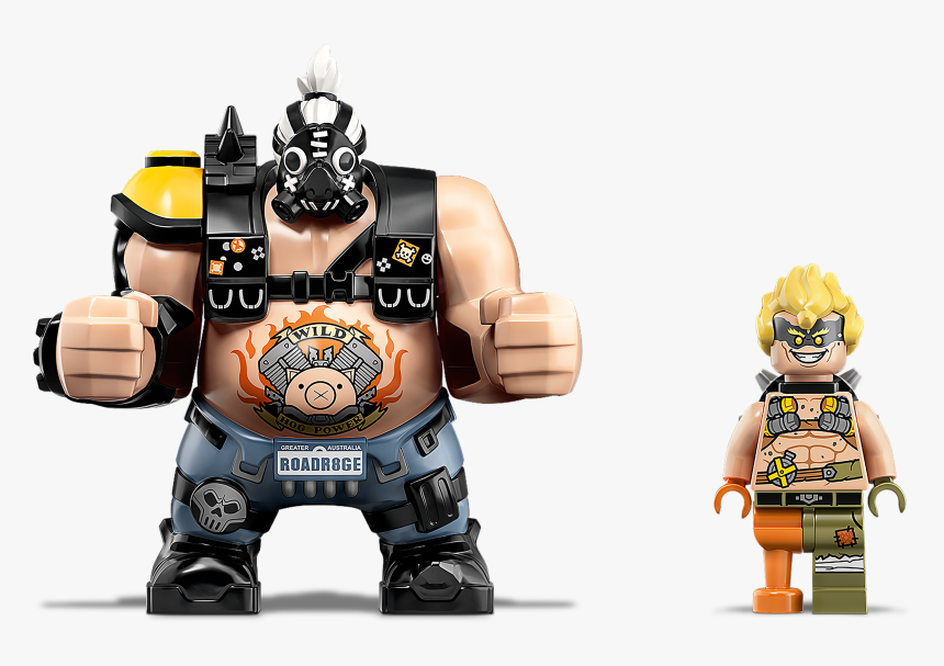 Junkrat E Roadhog - Lego Junkrat And Roadhog, HD Png Download