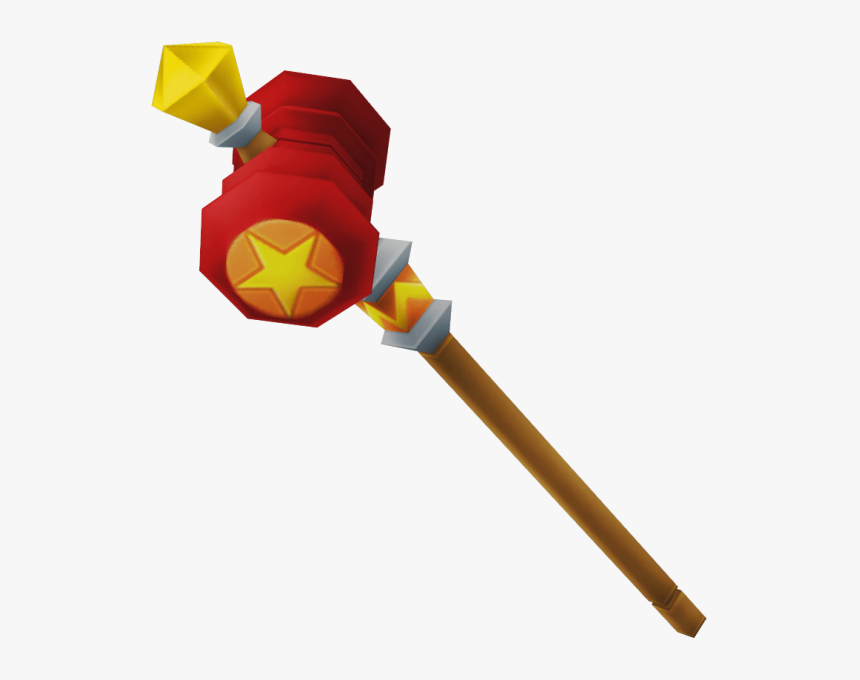 Hammer Staff - Kingdom Hearts Donald Staff, HD Png Download