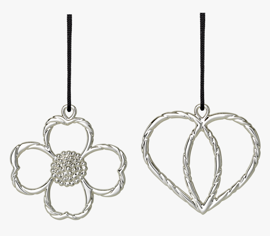 Set Of Buttercup Og Heart Crown H7 Silver Plated Karen - Rosendahl Karen Blixen Smørblomst & Hjertekrone, HD Png Download