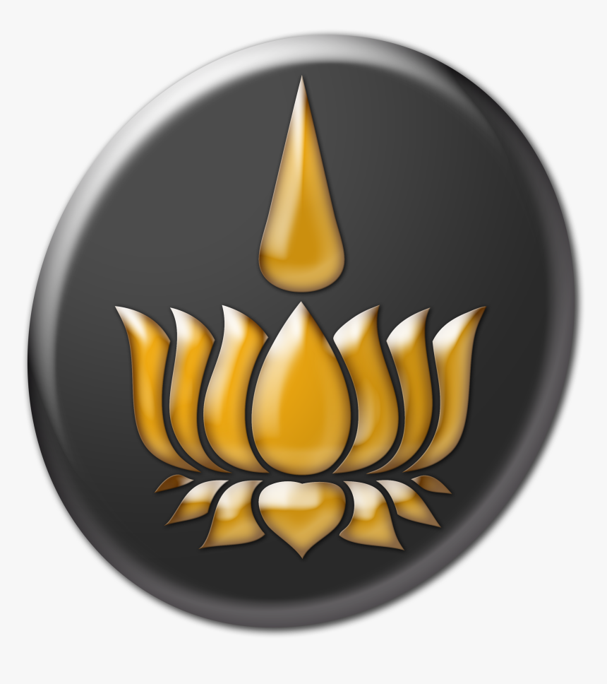 Golden Lotus Icon - Lotus Icon, HD Png Download