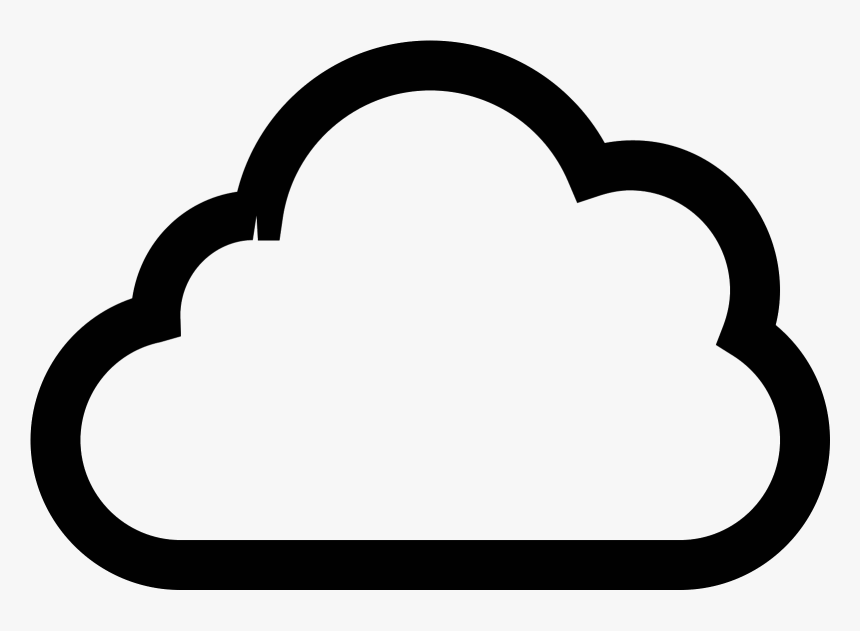 This Is A Very Simple Icon That Looks Just Like A Cloud - Icone Cloud, HD Png Download