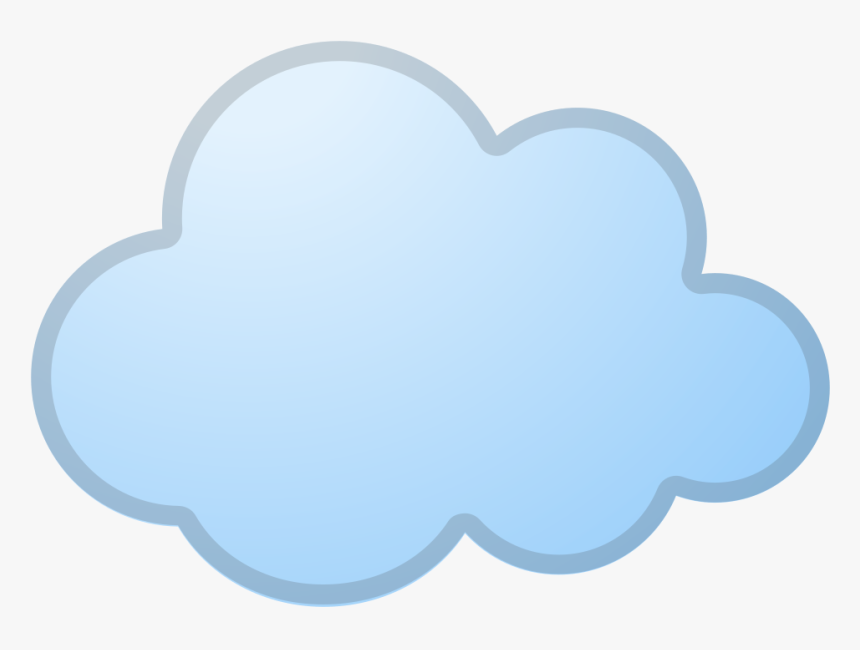 Cloud Icon - Wolke Emoji, HD Png Download