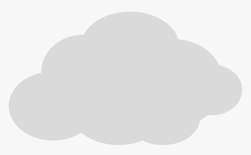 Black And White,circle,white - Transparent Background Grey Cloud Icon, HD Png Download