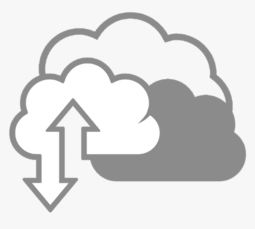 Cloud Clipart Black And White, HD Png Download