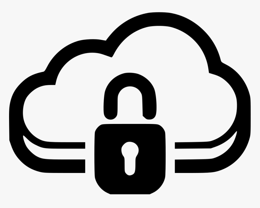 Jpg Black And White Stock Cloud Encrypted Connection - Internet Safety Png, Transparent Png
