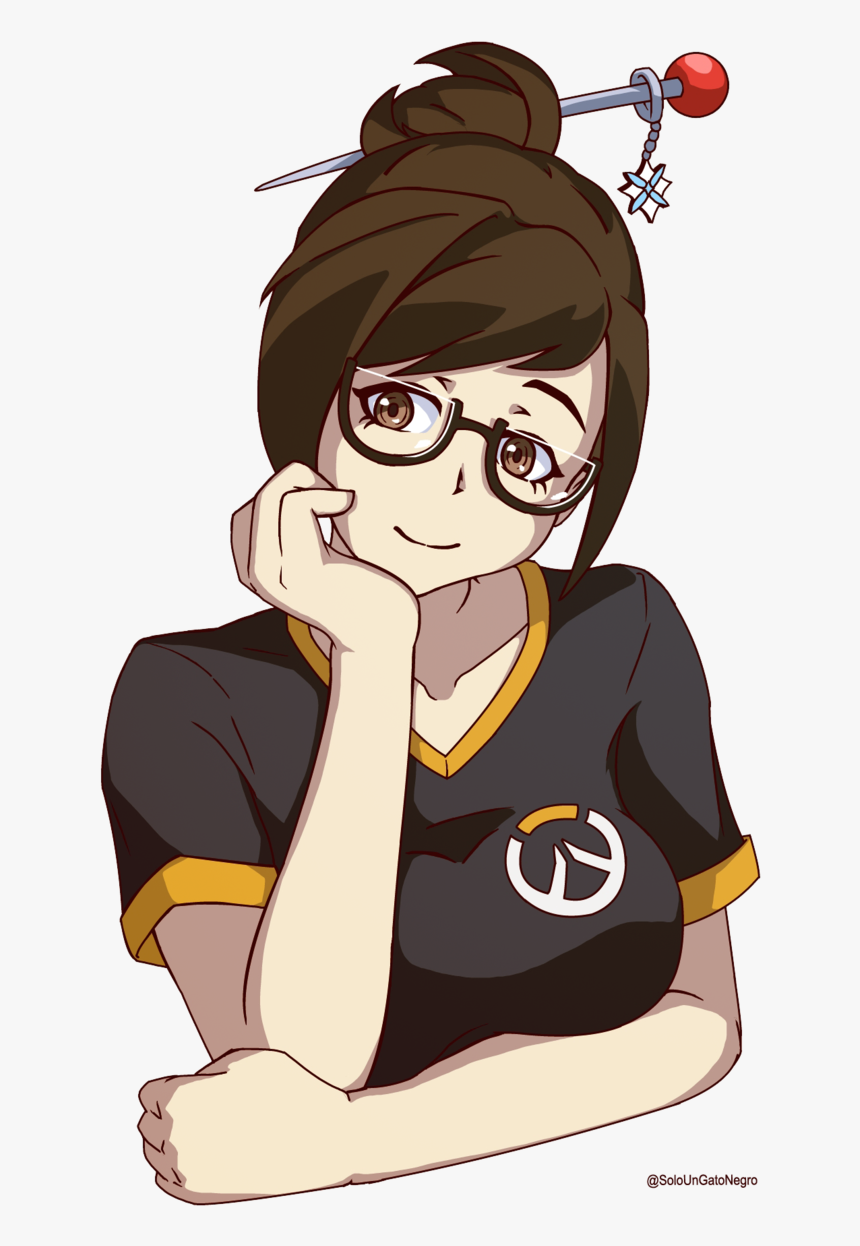 Mei By Soloungatonegro - Fanart Mei Overwatch Transparent, HD Png Download