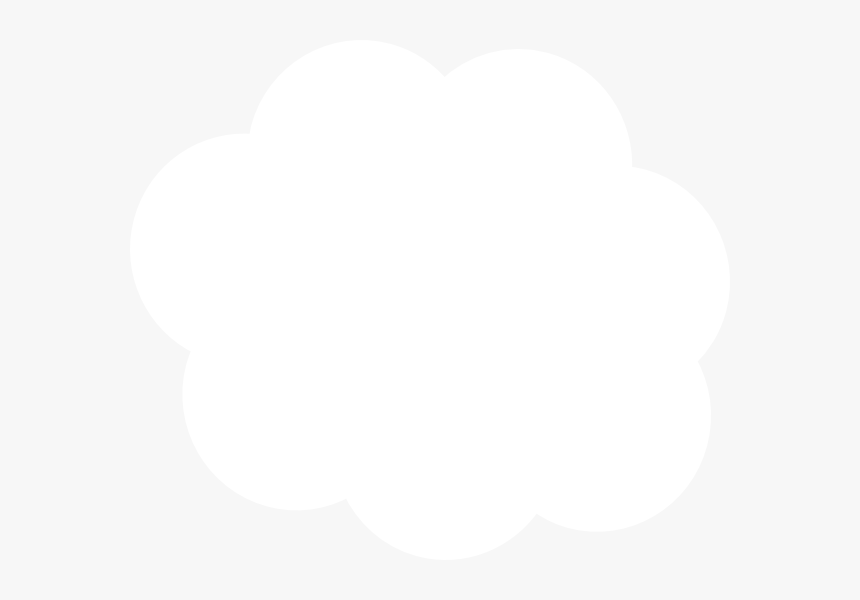 This Free Clip Arts Design Of Cloud Icon - Labels Shapes White, HD Png Download