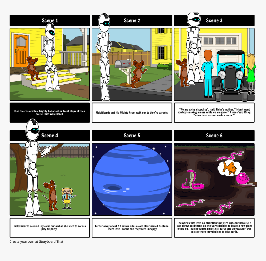 Ricky Ricotta's Mighty Robot Vs Naughty Nightcrawlers, HD Png Download