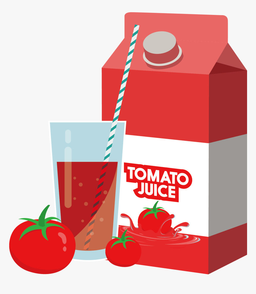 Bagel Clipart Juice - Tomato Juice Clip Art, HD Png Download