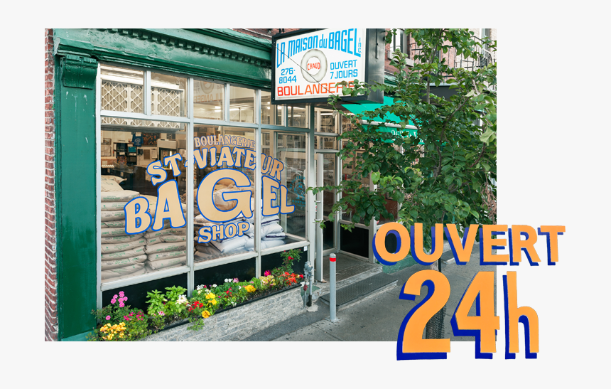 St-viateur Bagel Landmark Bagel Shop - Montreal Bagel Shop, HD Png Download