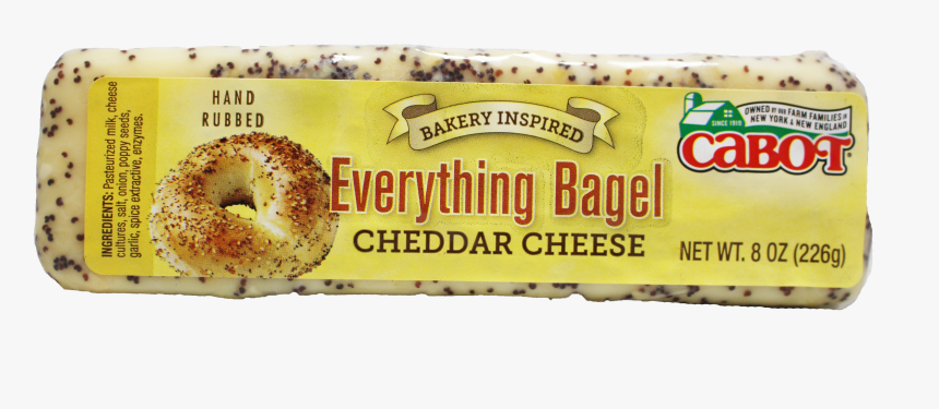 Cabot 8oz Everything Bagel Cheese - Djevrek, HD Png Download