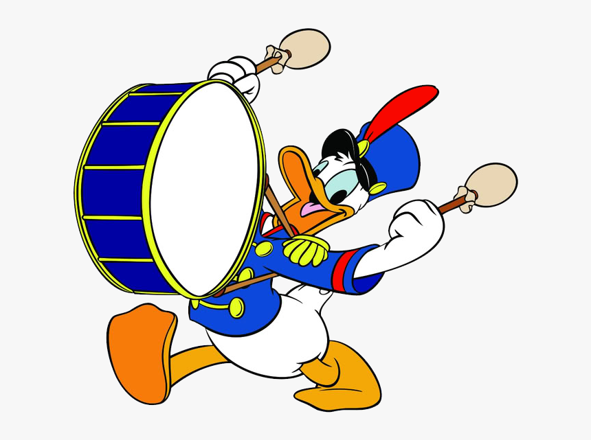 Donald Duck Band Clipart & Clip Art Images - Donald Duck Marching Band, HD Png Download