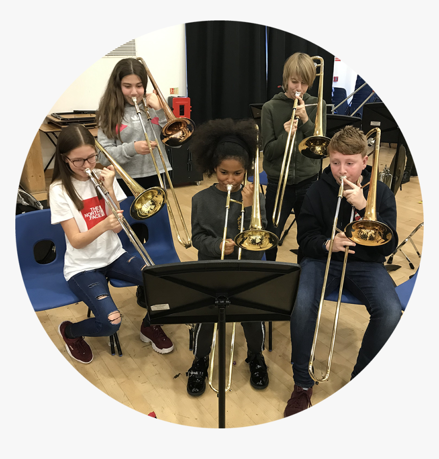 Concert Band - Types Of Trombone, HD Png Download