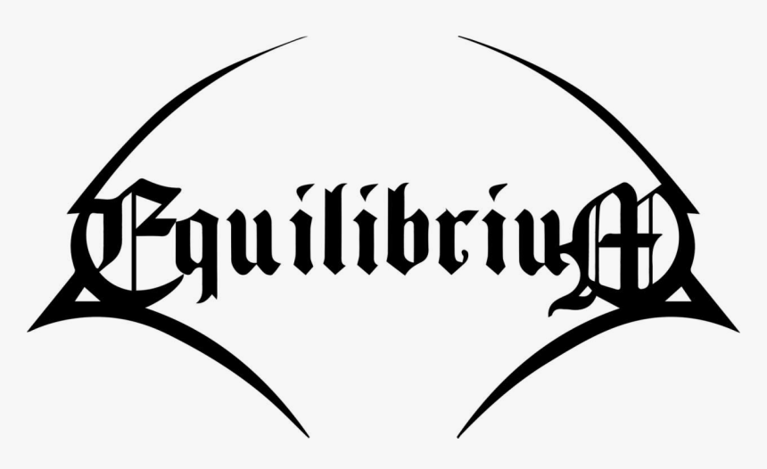 Equilibrium Band Logo - Old English Letters M, HD Png Download