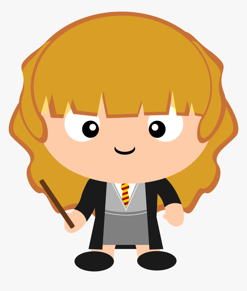 Collection Of Zauberstab Harry Potter Clipart High - Harry Potter Hermione Clipart, HD Png Download