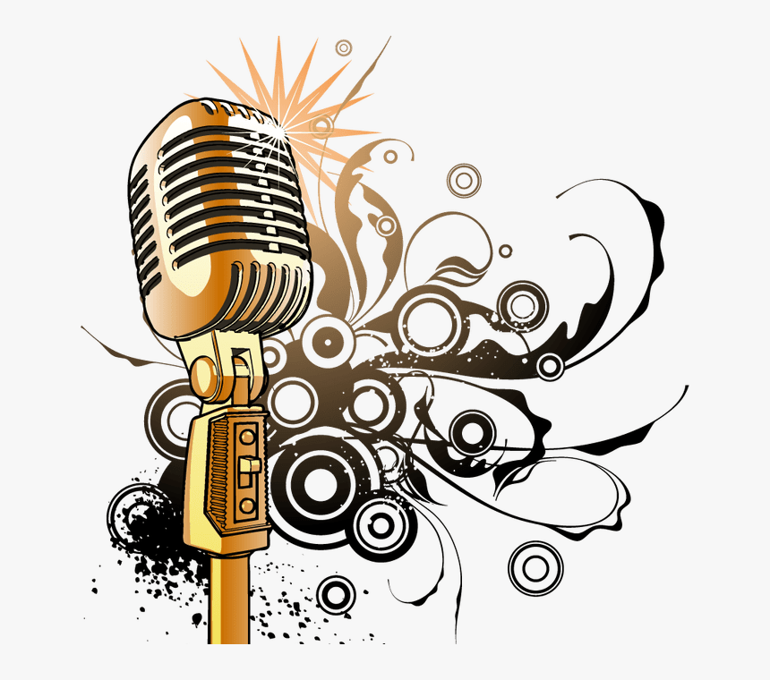 Music Note Clipart Transparent Background Music Notes Microphone