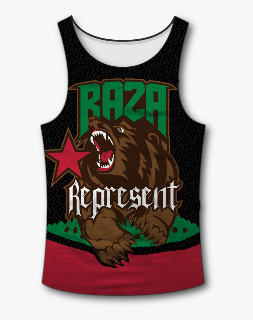 Cali Rep Black Tank Top - Active Tank, HD Png Download